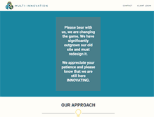 Tablet Screenshot of multinnovation.com